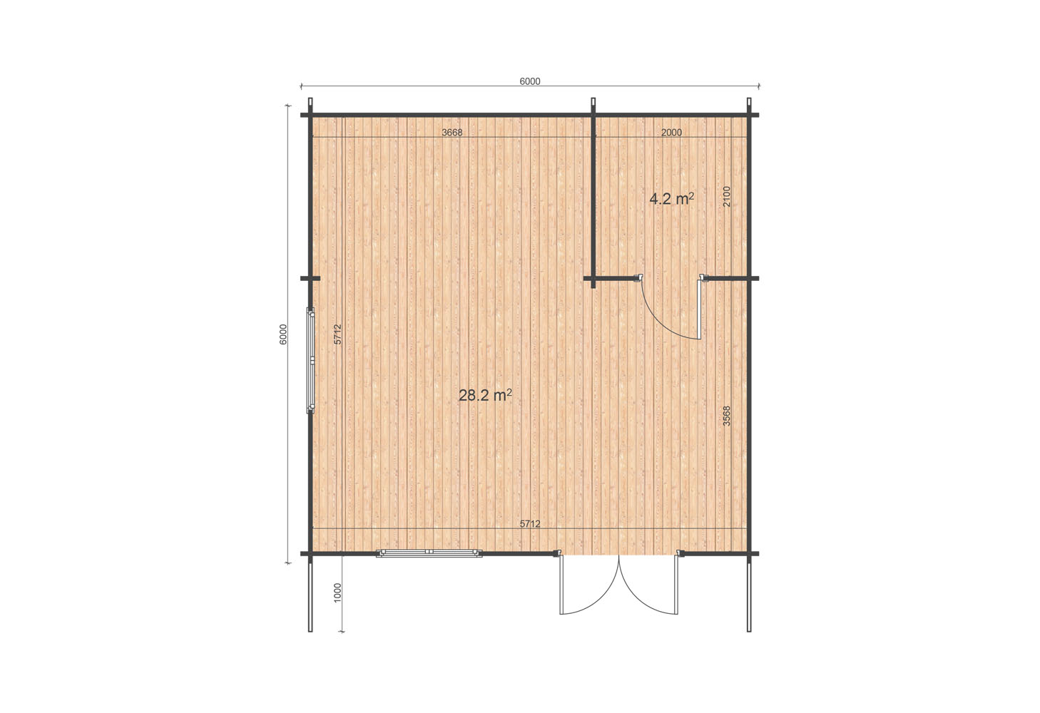 Linus 6x6 m wc - Image 9